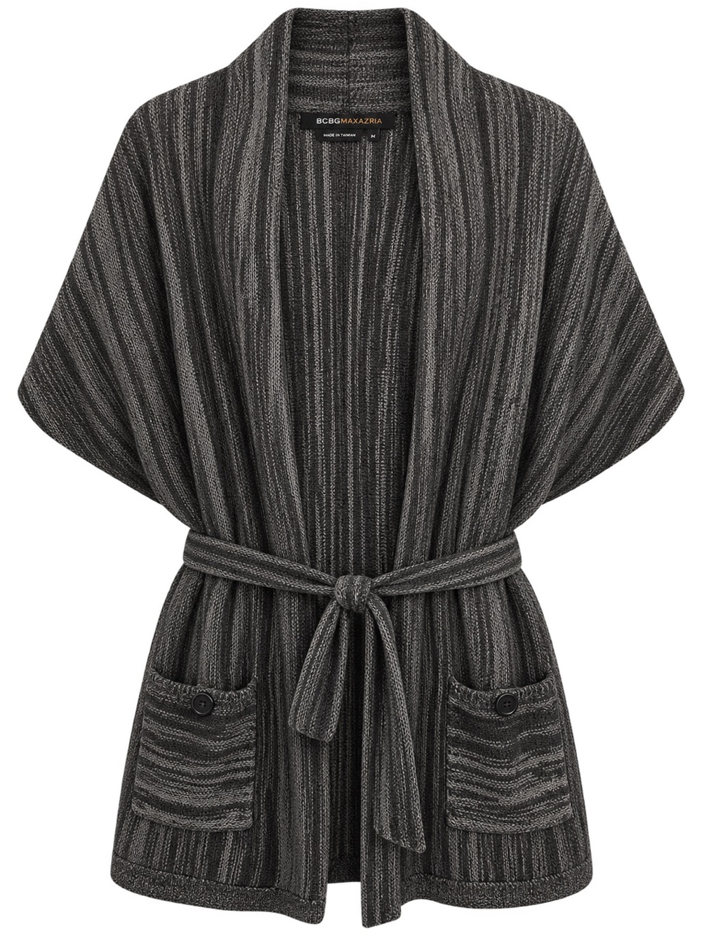 BCBGMaxazria Open Long Cardigan with belt Medium